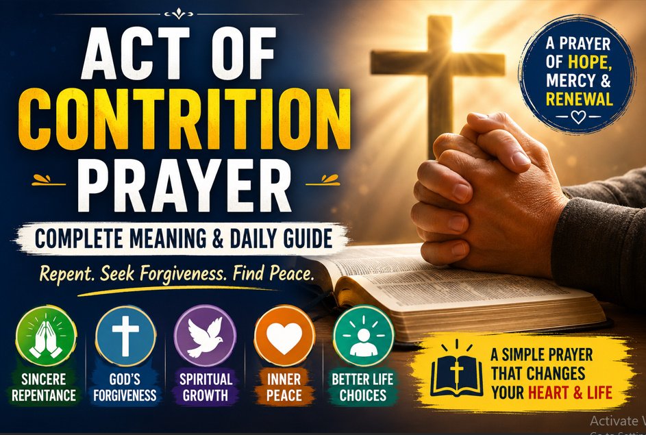 act of contrition prayers